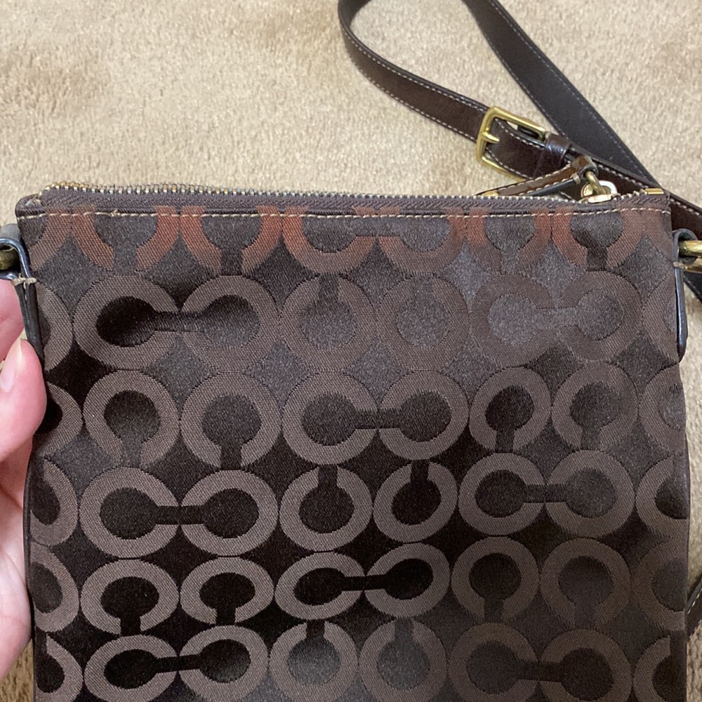 ❌Sold❌ Coach Brown Crossbody Bag - Picture 9 of 12
